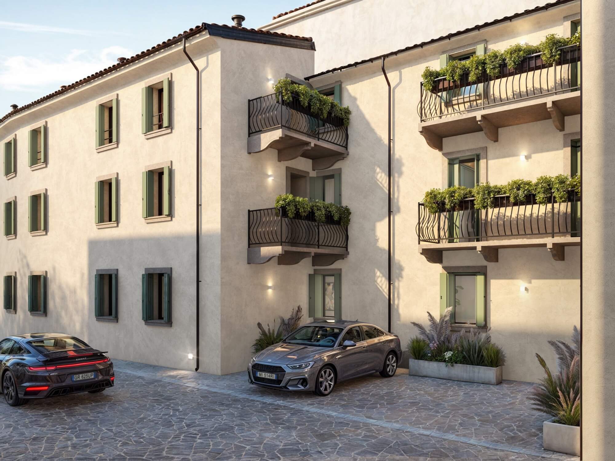 Cantiere edile di immbobiliare durante i lavori di costruzione